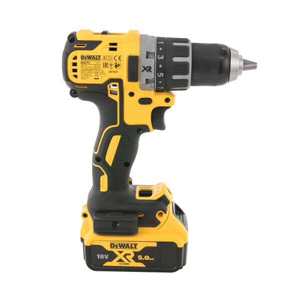 Винтоверт акумулаторен Dewalt DCD791P2, 18.0 V, 5.0 Ah