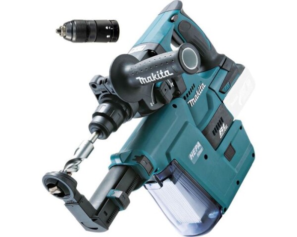 Акумулаторен перфоратор Makita DHR243Z 18V, с прахоуловител с HEPA filter