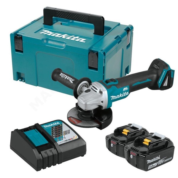 Акумулаторен ъглошлайф Makita DGA504RTJ, 125мм, 18 V, 5 Ah
