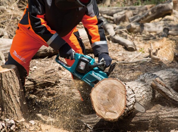 Акумулаторен верижен трион Makita DUC355Z, 36 V, 35 см