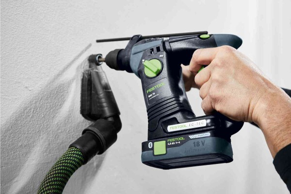 Акумулаторен перфоратор Festool BHC 18-Basic с две батерии 4.0 Ah и зарядно