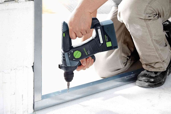 Акумулаторен перфоратор Festool BHC 18-Basic с две батерии 4.0 Ah и зарядно