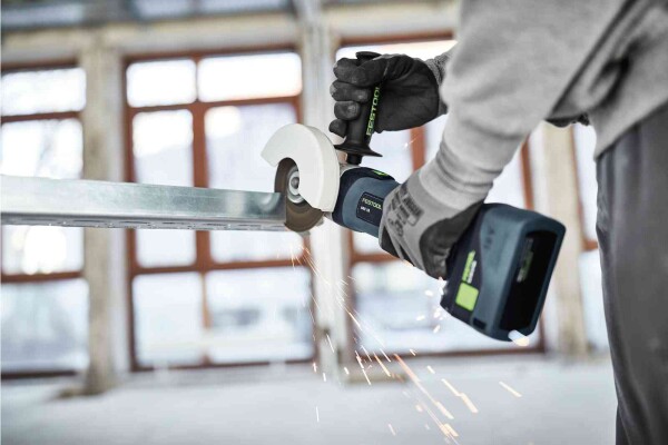 Акумулаторен ъглошлайф Festool AGC 18-125 EB-Basic с батерия BP 18 Li 5,0 ASI и зарядно TCL 6