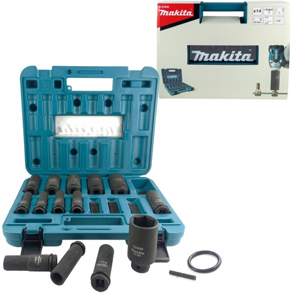 Комплект ударни вложки Makita 10-32 мм, 1/2" E-16586