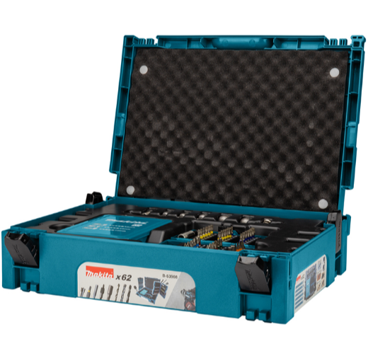 Комплект битове и свредла Makita 62 части, B-53908