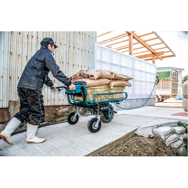 Акумулаторна количка с платформа Makita DCU180Z, 18+18 V, 130 кг