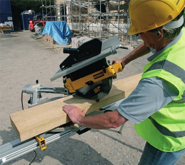 Настолен комбиниран циркуляр с изтегляне DeWALT D27112, 305 мм, 1600 W