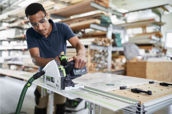 Акумулаторен потъващ циркулярен трион Festool TSC 55 KEB-Basic