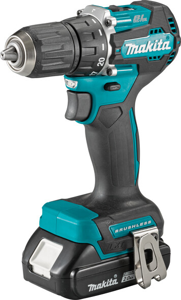Акумулаторен безчетков винтоверт Makita DDF487RAJ с 2 батерии и зарядно 18 V