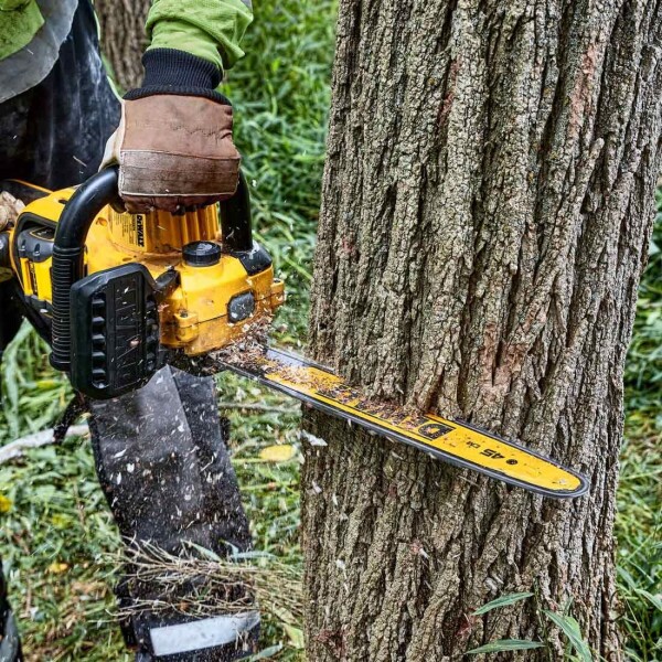 Верижен трион акумулаторен DeWALT DCMCS574X1, 54V, 9Ah, 45 см