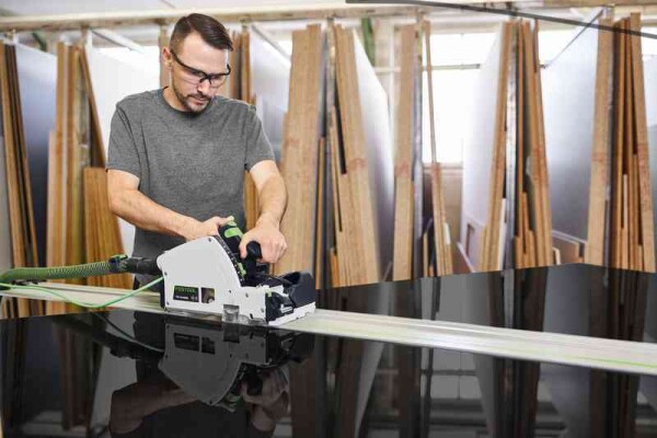 Потъващ циркуляр с подрезвач Festool TSV 60 KEBQ-Plus