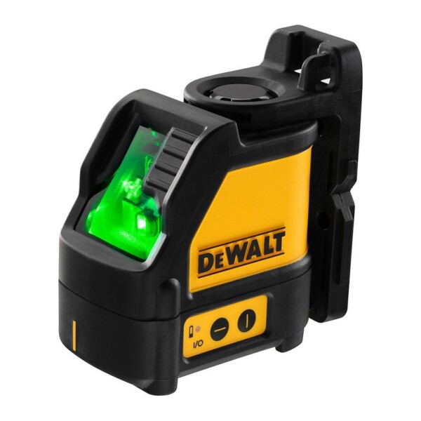 Линеен лазерен нивелир DeWALT DW088CG зелен с два лъча и подарък тринога