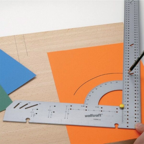 Прав ъгъл с ъгломер 280x500 мм Wolfcraft