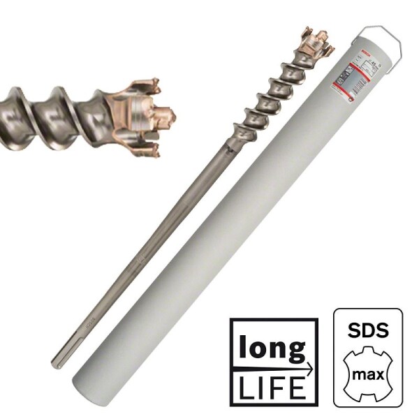 Свредло за армиран бетон 55x450x600 мм, Bosch SDS-max-9 BreakThrough