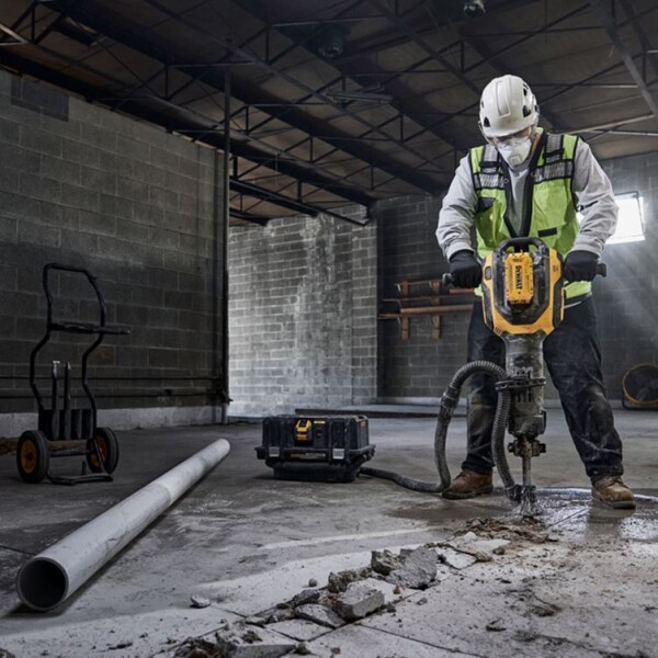 Къртач акумулаторен DeWALT DCH966Z2, 54V 15 Ah, захват шестостен