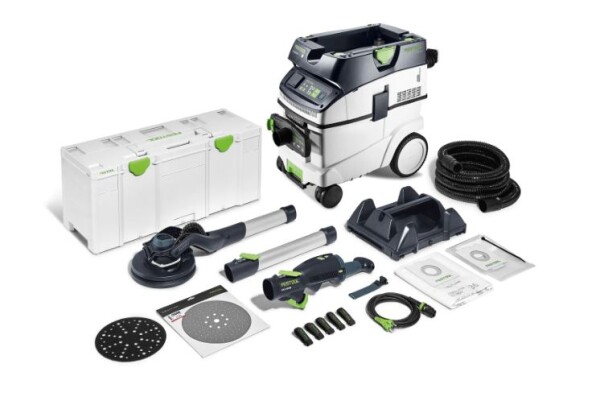 Шлайф орбитален за стени и тавани Festool LHS 2 225 EQI-Plus/CTL36-Set