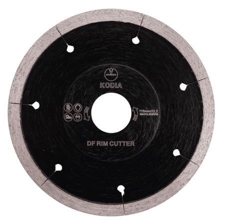 Диск диамантен 115x22.23 мм KODIA DF RIM CUTTER