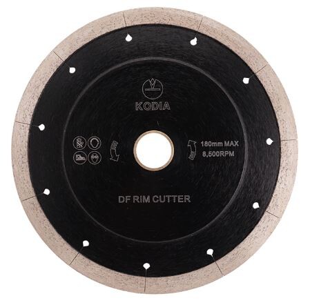 Диск диамантен 180x25.4/22.23 мм KODIA DF RIM CUTTER